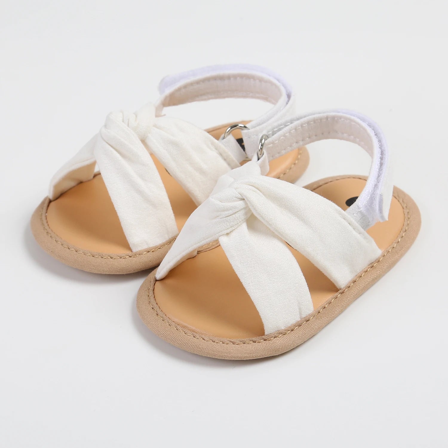 2024 New Product Baby Sandals Infant Girls Shoes Bow-knot Princess Sole Non-slip Toddler First Walkers 5-colors