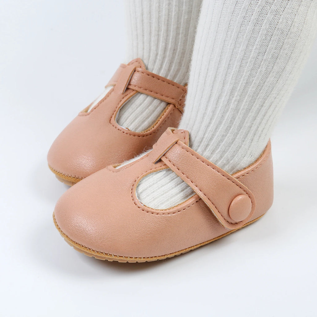 Baby Girls Shoes Multicolour Princess Toddlers Shoes Soft Soled Non-Slip Crib Shoes First Walkers 0-18M