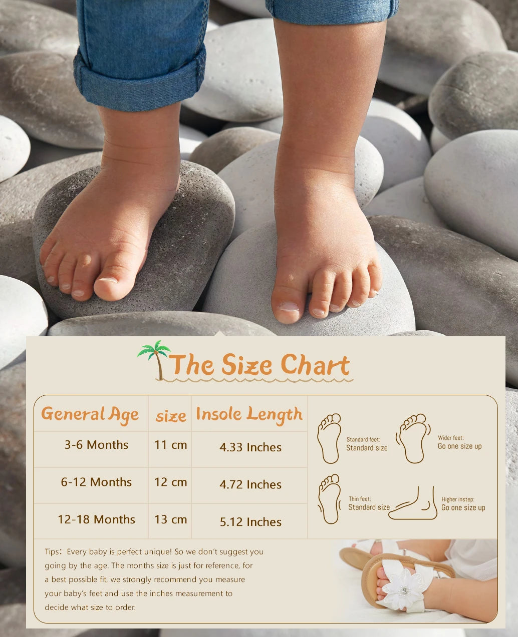 2024 New Product Baby Sandals Infant Girls Shoes Bow-knot Princess Sole Non-slip Toddler First Walkers 5-colors