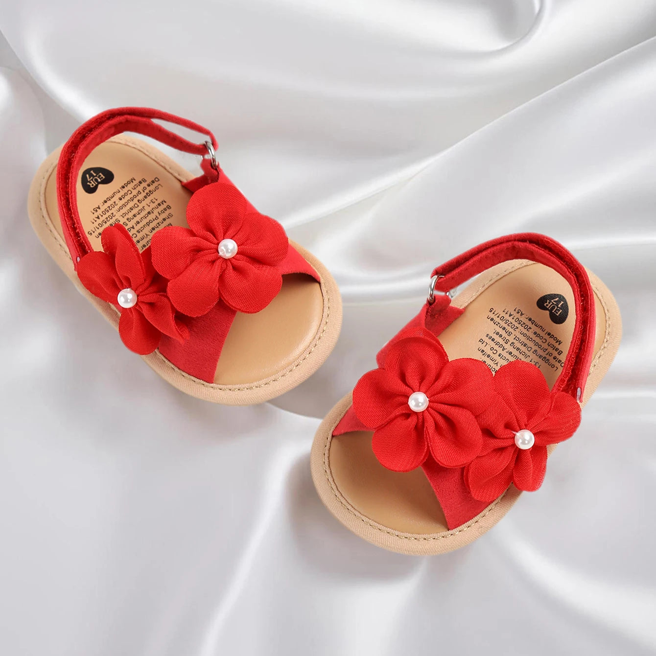 Baby Girls Sandals Summer Shoes Outdoor First Walker Toddler Girls Shoes for Summer