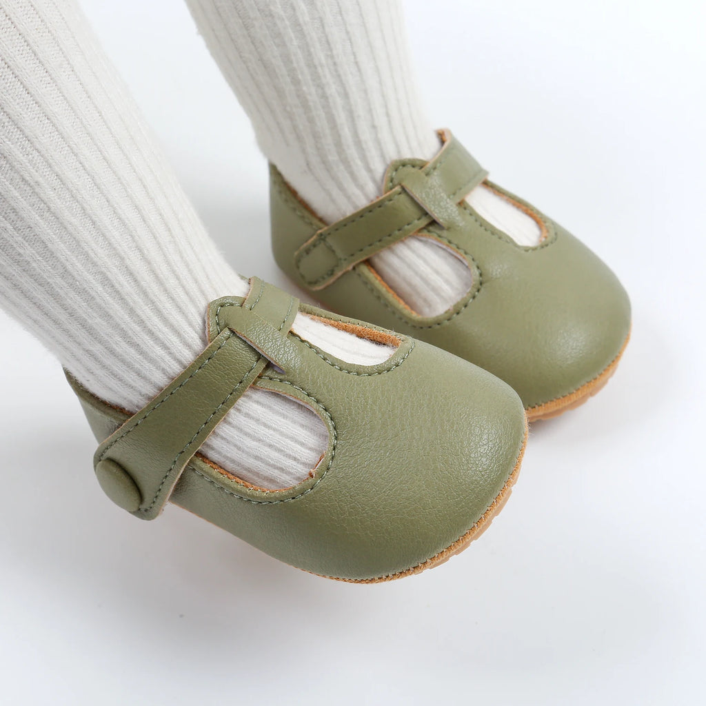 Baby Girls Shoes Multicolour Princess Toddlers Shoes Soft Soled Non-Slip Crib Shoes First Walkers 0-18M