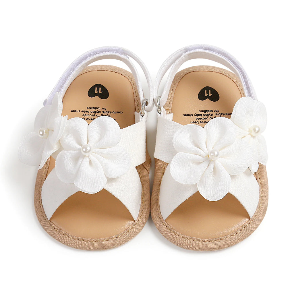 Baby Girls Sandals Summer Shoes Outdoor First Walker Toddler Girls Shoes for Summer