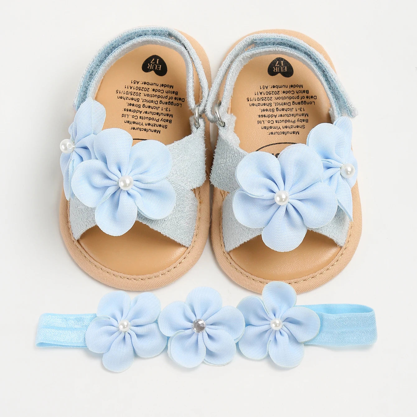 Baby Girls Sandals Summer Shoes Outdoor First Walker Toddler Girls Shoes for Summer