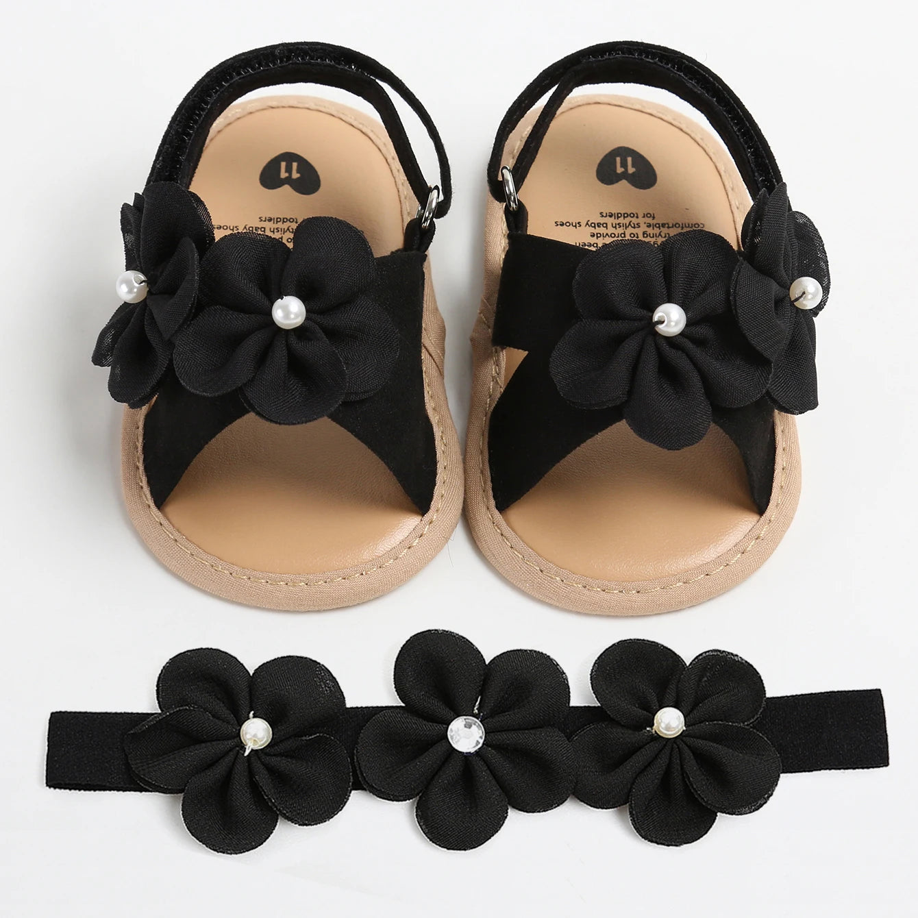 Baby Girls Sandals Summer Shoes Outdoor First Walker Toddler Girls Shoes for Summer