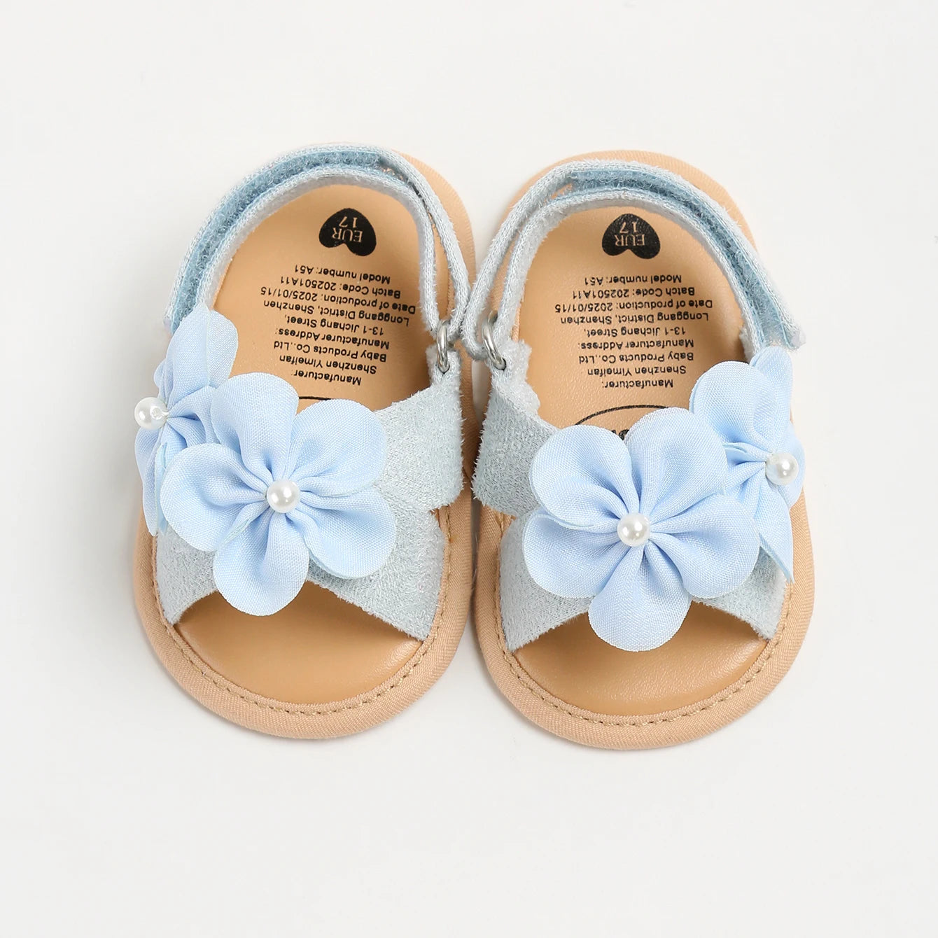Baby Girls Sandals Summer Shoes Outdoor First Walker Toddler Girls Shoes for Summer