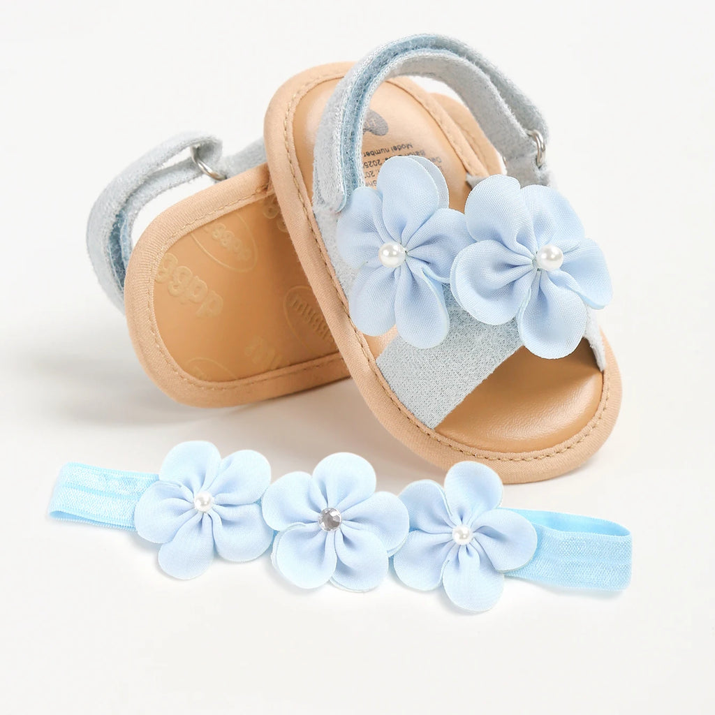 Baby Girls Sandals Summer Shoes Outdoor First Walker Toddler Girls Shoes for Summer