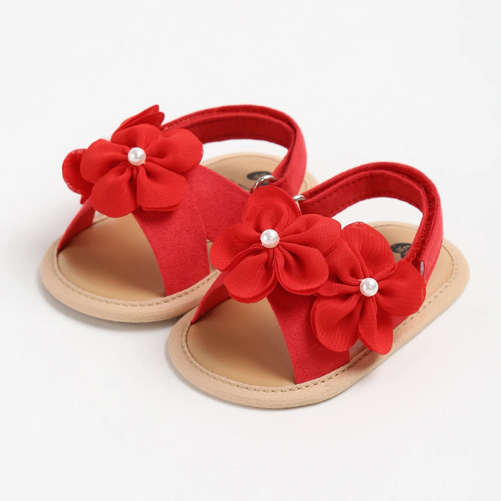 Baby Girls Sandals Summer Shoes Outdoor First Walker Toddler Girls Shoes for Summer
