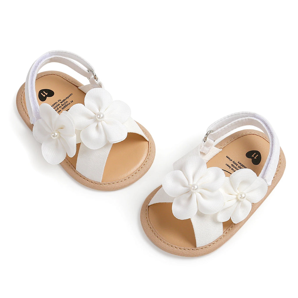 Baby Girls Sandals Summer Shoes Outdoor First Walker Toddler Girls Shoes for Summer