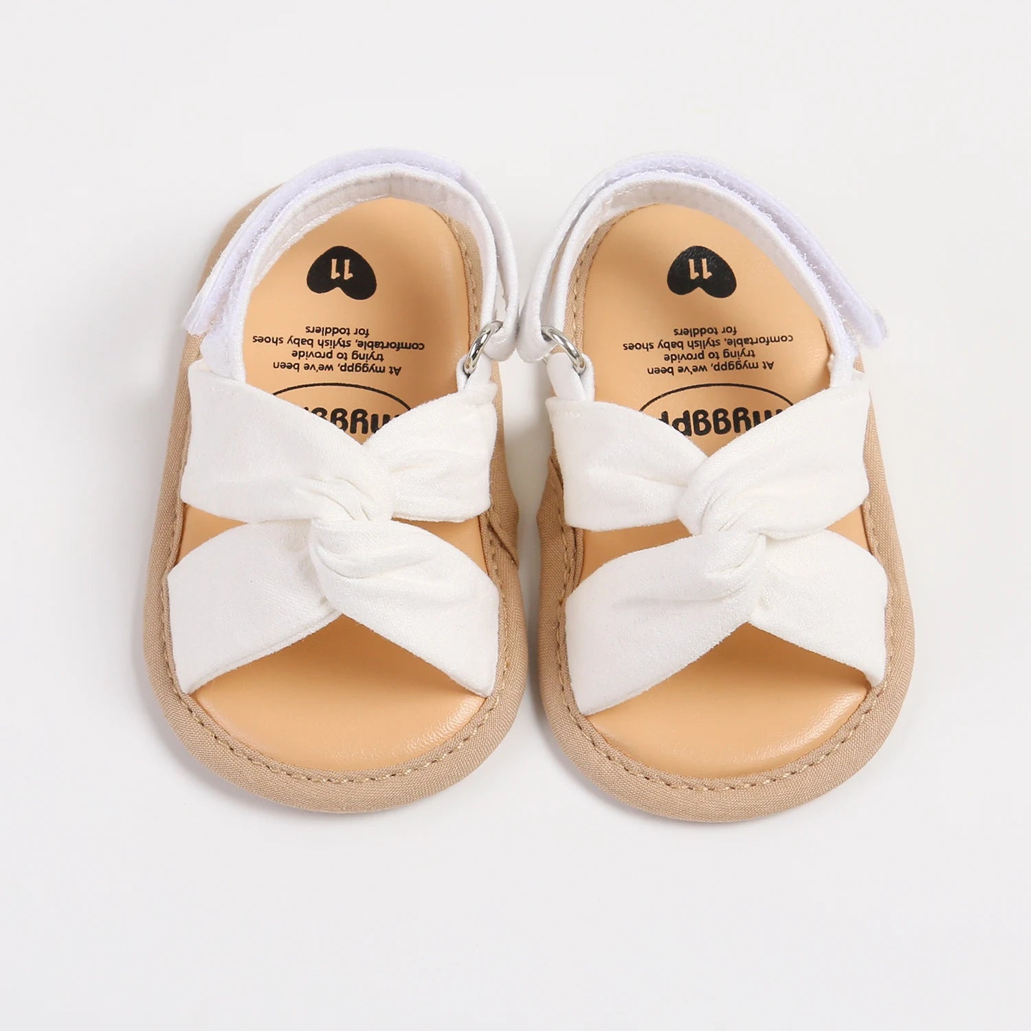 2024 New Product Baby Sandals Infant Girls Shoes Bow-knot Princess Sole Non-slip Toddler First Walkers 5-colors