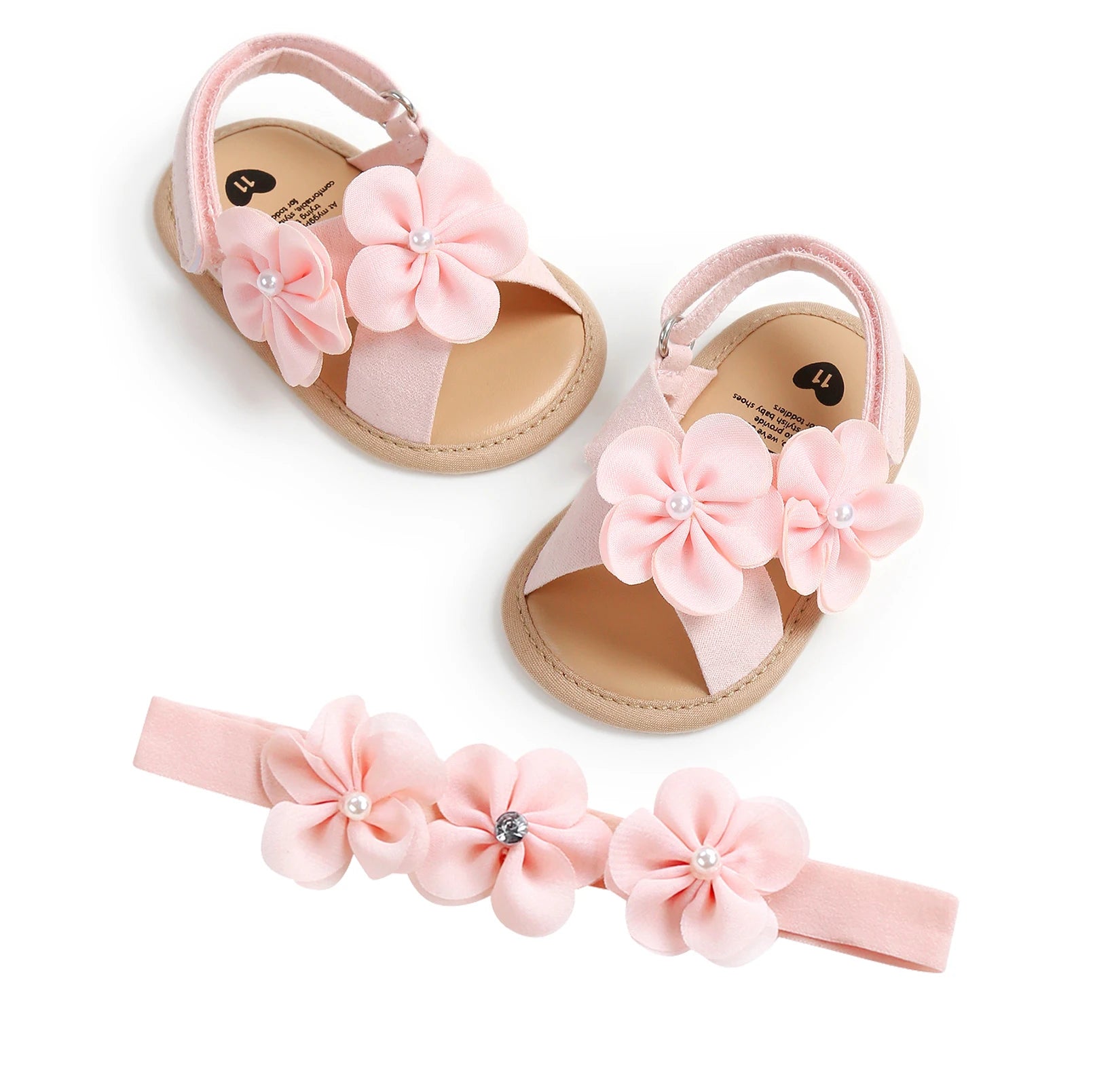 Baby Girls Sandals Summer Shoes Outdoor First Walker Toddler Girls Shoes for Summer