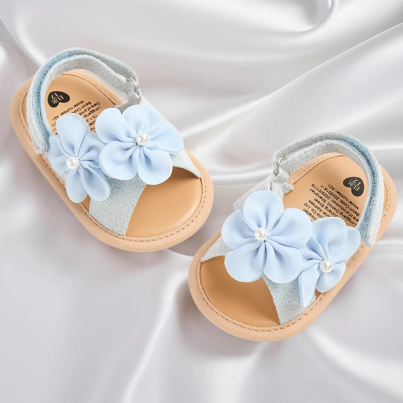 Baby Girls Sandals Summer Shoes Outdoor First Walker Toddler Girls Shoes for Summer