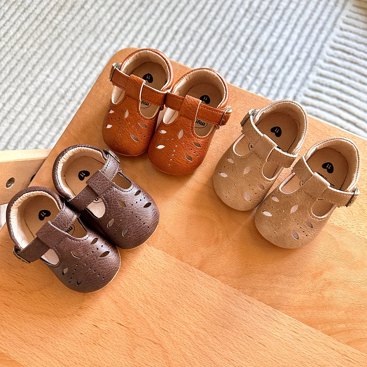 Baby Girls Shoes Multicolour Princess Toddlers Shoes Soft Soled Non-Slip Crib Shoes First Walkers 0-18M