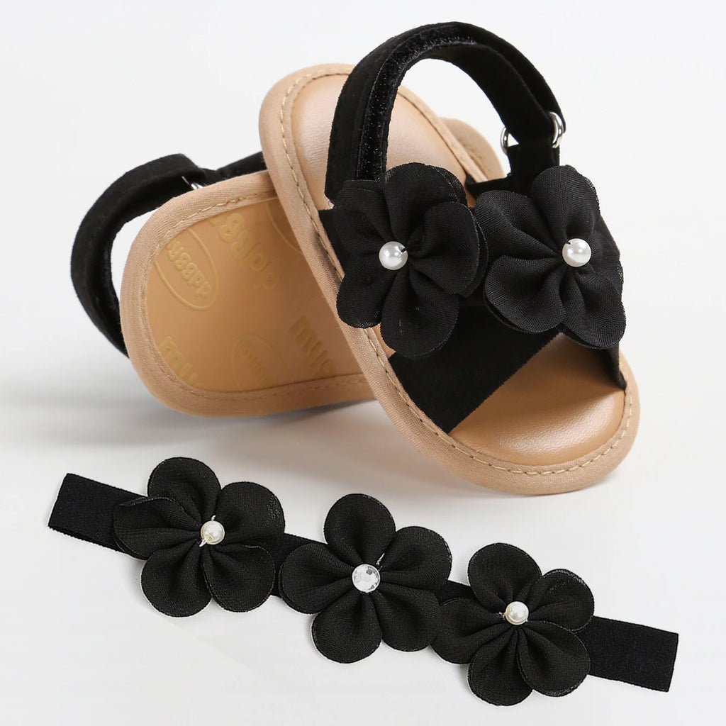 Baby Girls Sandals Summer Shoes Outdoor First Walker Toddler Girls Shoes for Summer