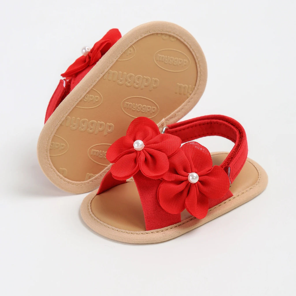 Baby Girls Sandals Summer Shoes Outdoor First Walker Toddler Girls Shoes for Summer