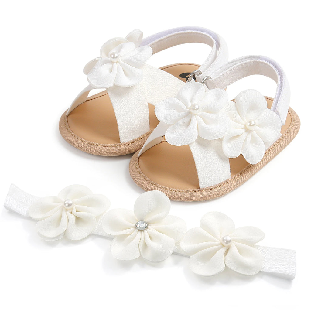 Baby Girls Sandals Summer Shoes Outdoor First Walker Toddler Girls Shoes for Summer