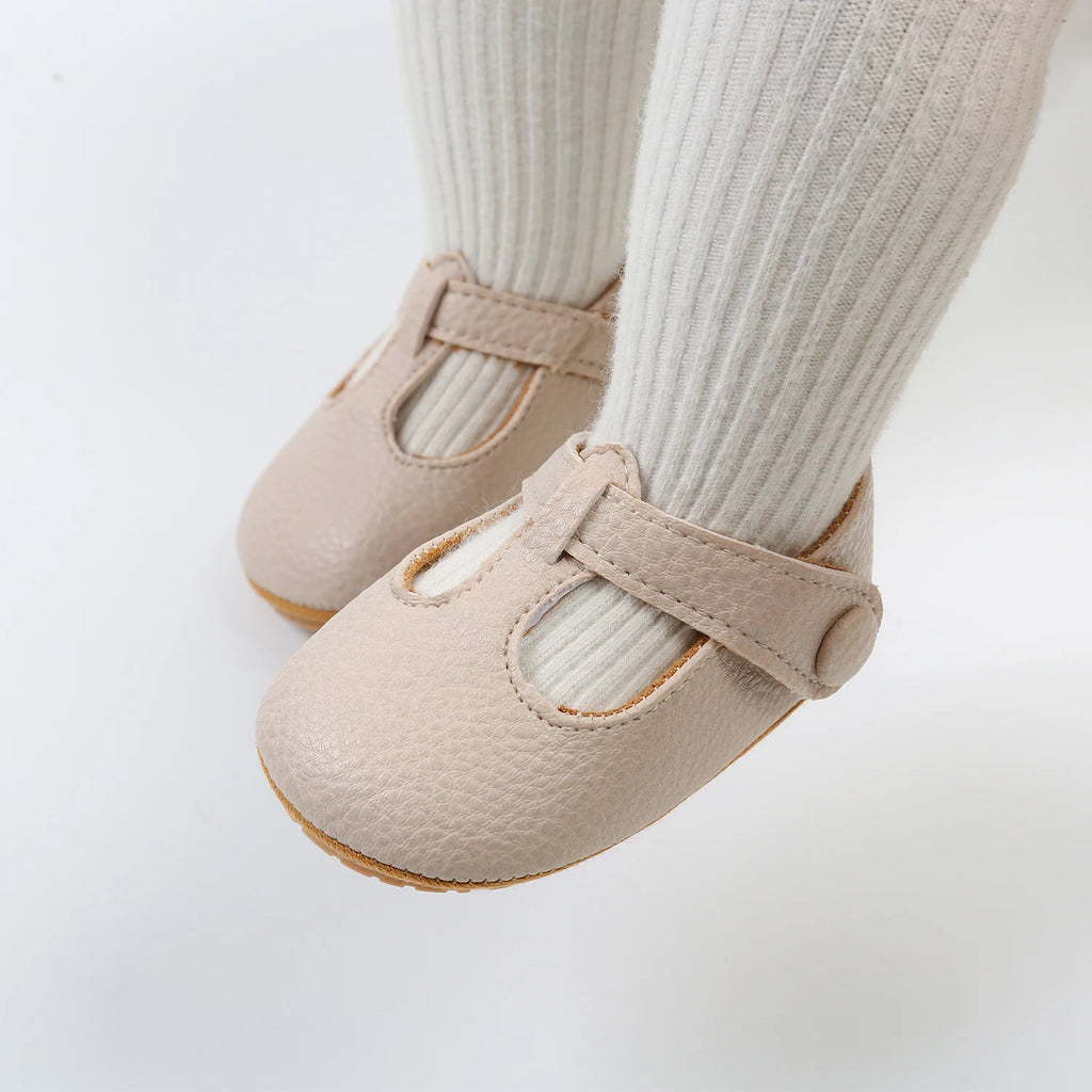 Baby Girls Shoes Multicolour Princess Toddlers Shoes Soft Soled Non-Slip Crib Shoes First Walkers 0-18M