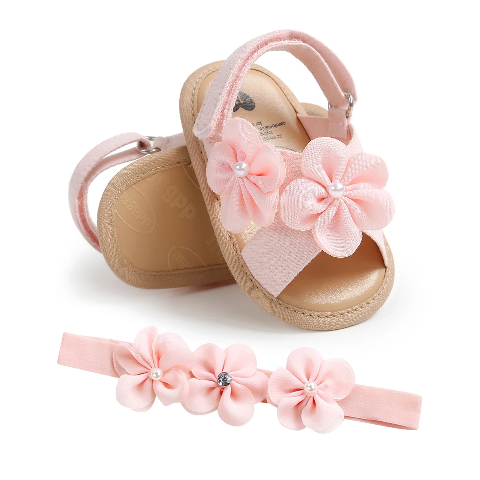 Baby Girls Sandals Summer Shoes Outdoor First Walker Toddler Girls Shoes for Summer