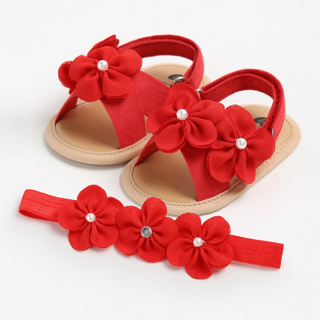 Baby Girls Sandals Summer Shoes Outdoor First Walker Toddler Girls Shoes for Summer