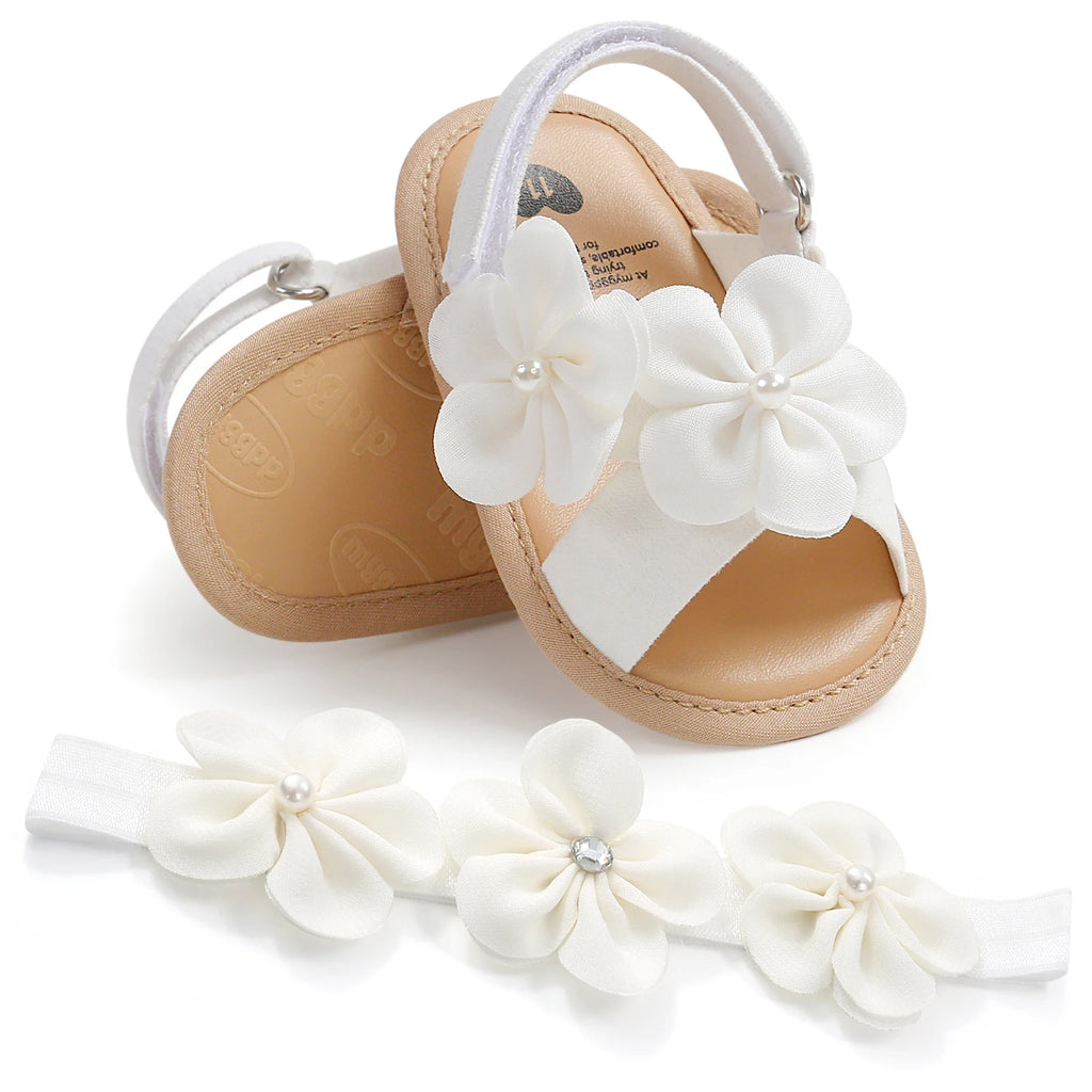 Baby Girls Sandals Summer Shoes Outdoor First Walker Toddler Girls Shoes for Summer