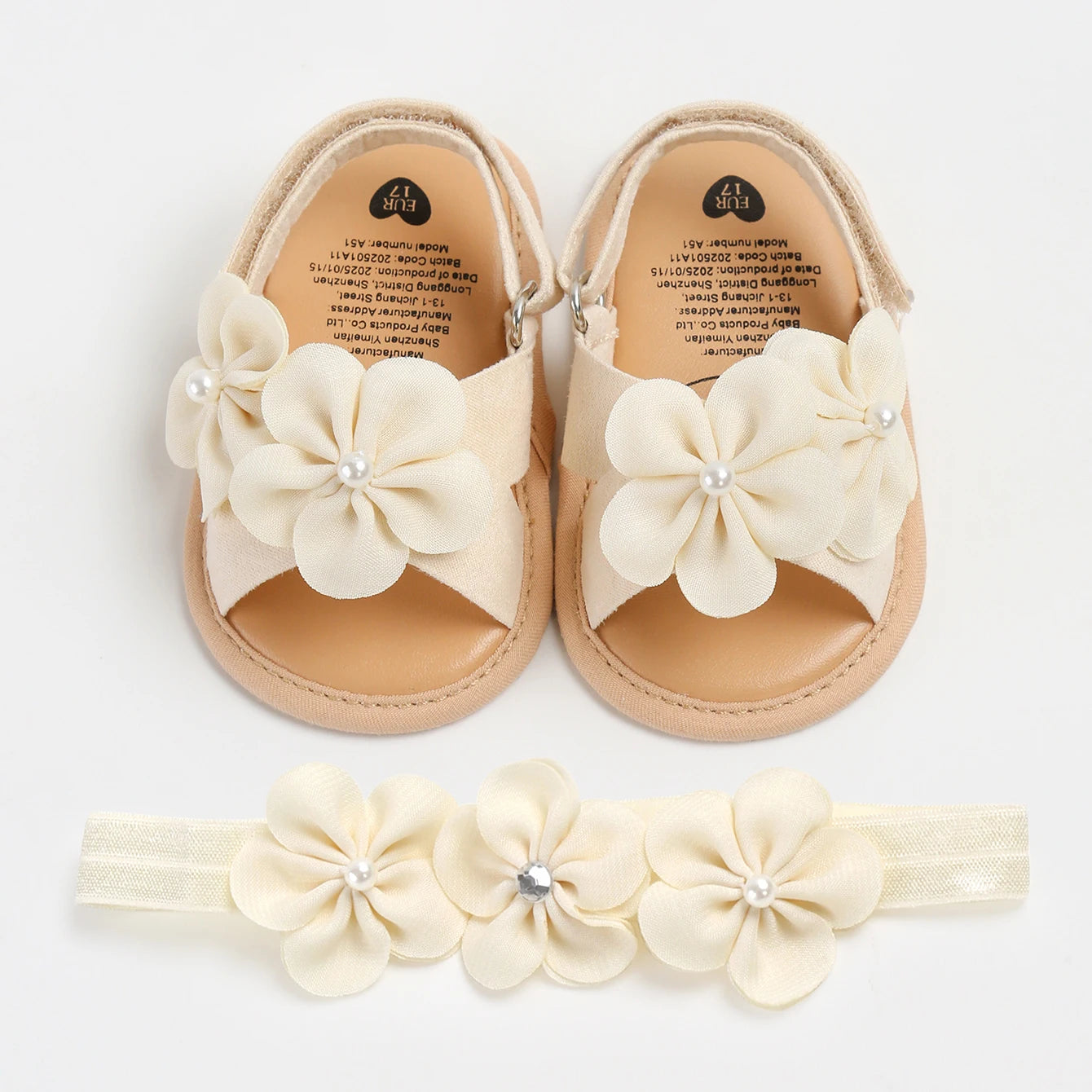 Baby Girls Sandals Summer Shoes Outdoor First Walker Toddler Girls Shoes for Summer