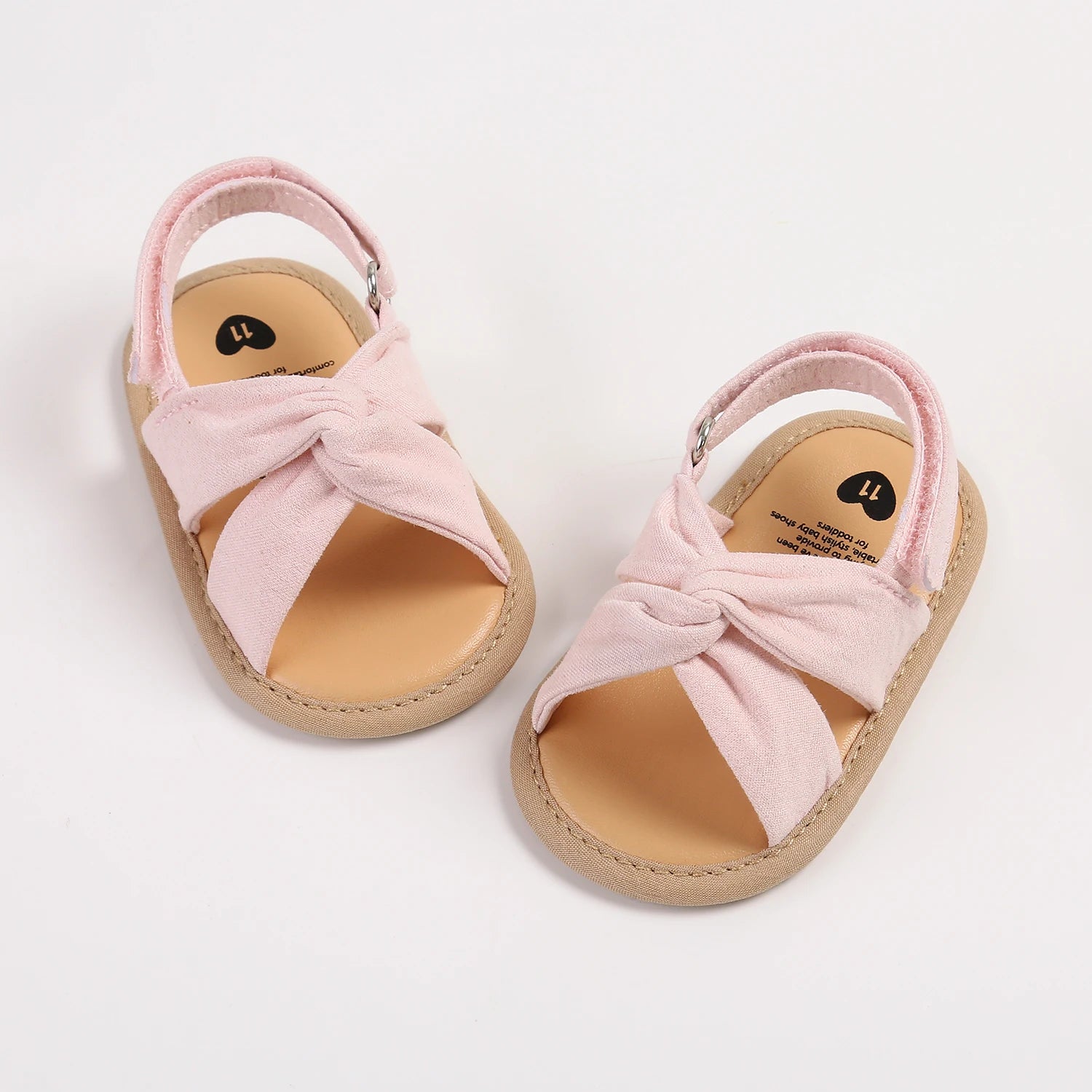 2024 New Product Baby Sandals Infant Girls Shoes Bow-knot Princess Sole Non-slip Toddler First Walkers 5-colors